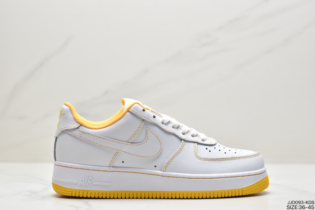130 耐克Nike Air Force 1’07”White/Midnight Blue”空军一号经典低帮百搭休闲运动板鞋CW1575-102