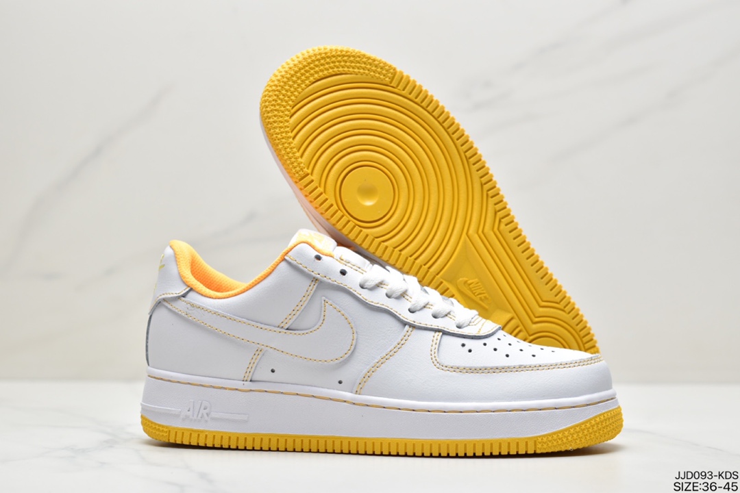 130 耐克Nike Air Force 1’07”White/Midnight Blue”空军一号经典低帮百搭休闲运动板鞋CW1575-102