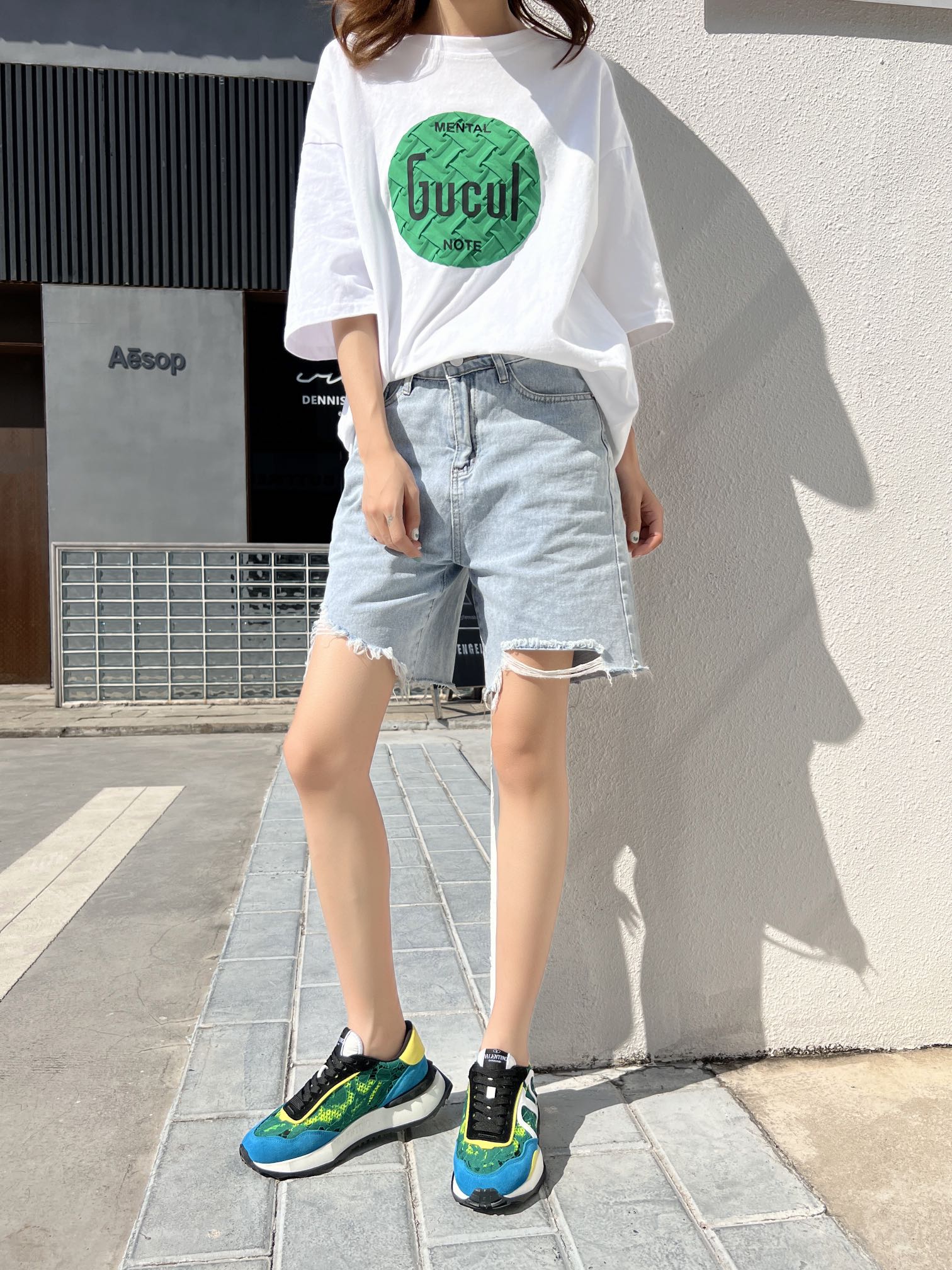 K0    Valentino华伦天奴 Lacerunner 蕾丝和网眼织物运动鞋   2022早春系列情侣款💑重磅来袭原版购入一比一拆卸复刻金典鞋面大logo尽显品牌光芒，女款35-41。男款38-45[胜利]官网发售6色现货供应