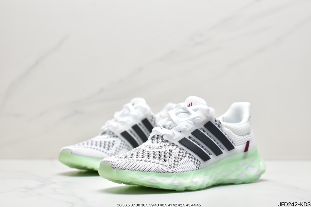 170 阿迪 Ultra Boost Web DNA超弹力爆米花中底休闲跑步鞋GZ3679