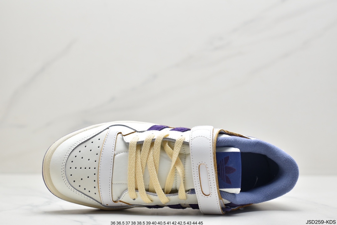 200 阿迪达斯Adidas Originals Forum 84 Low  奶油 薰衣草GX4535