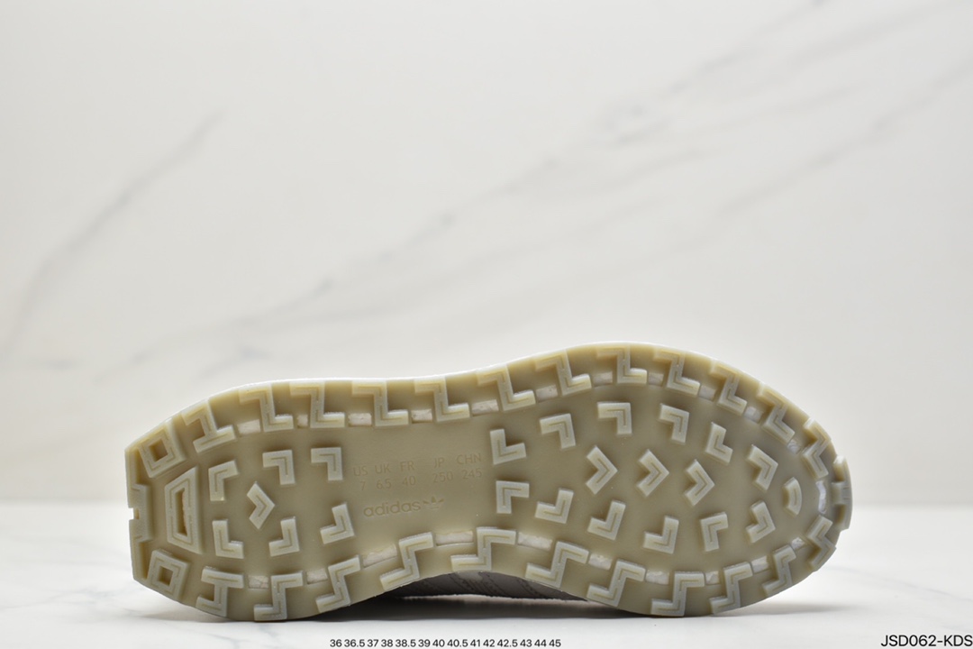 200 阿迪达斯adidas Racing 1 Boost Prototype  速度轻盈复古系列百搭透气运动慢跑鞋GW4412