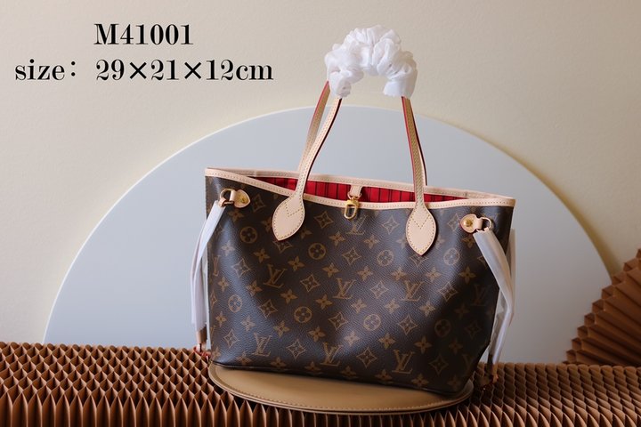 Louis Vuitton LV Neverfull Handbags Tote Bags Top Fake Designer Damier Azur Canvas M41000