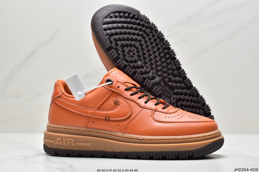 190 耐克Air Force 1 Luxe ‘Pecan’ 生胶原楦头原纸板纯正空军版型DN2451-800