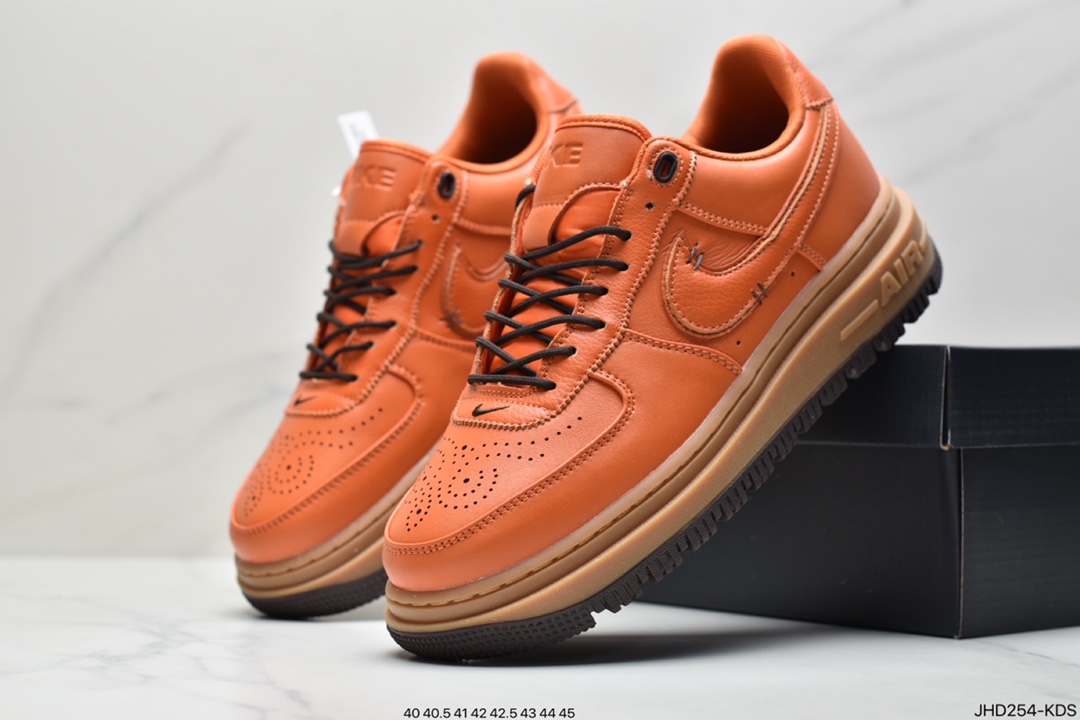 190 耐克Air Force 1 Luxe ‘Pecan’ 生胶原楦头原纸板纯正空军版型DN2451-800