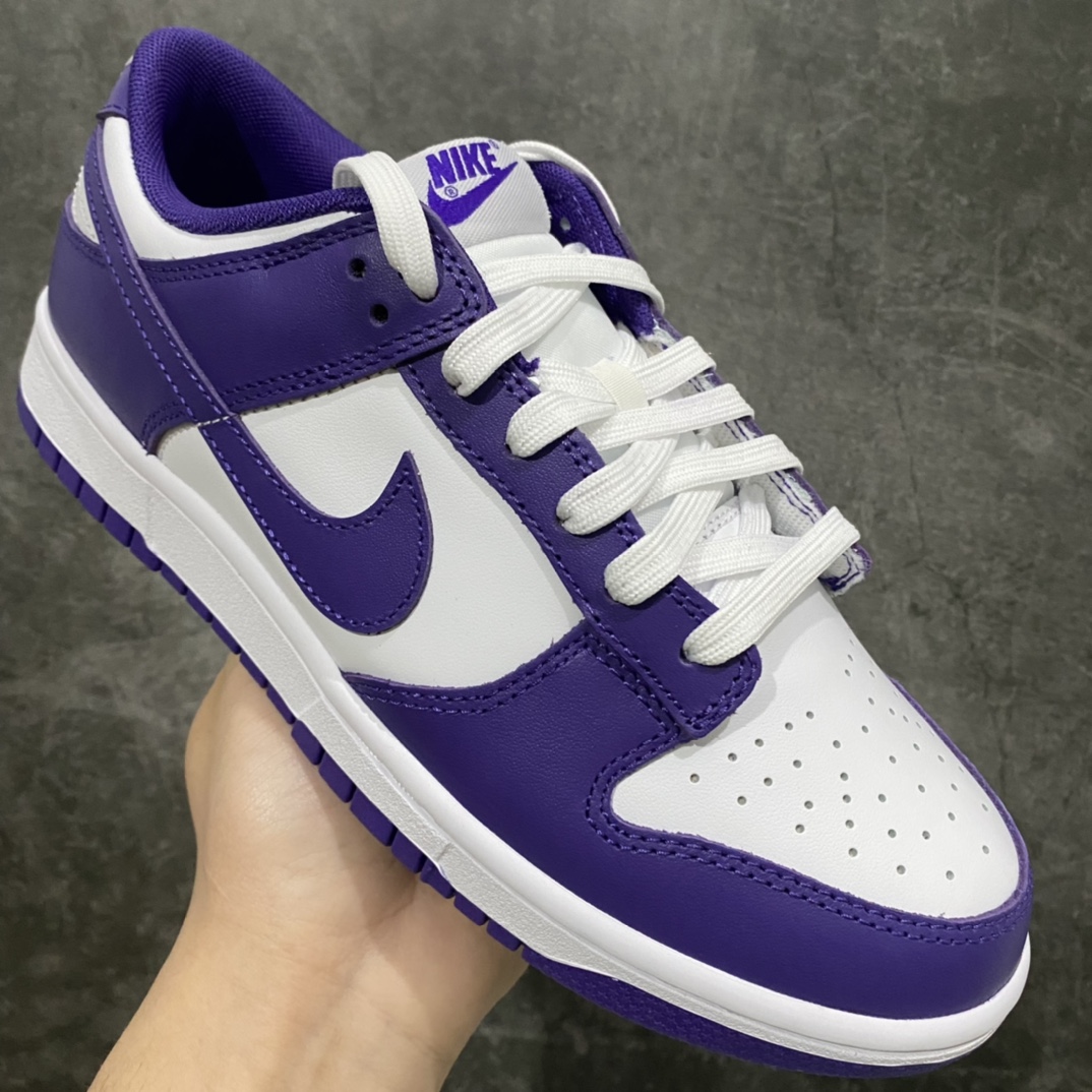 图片[4]-X版纯原 Dunk Low白紫 恶人紫 升级2021版原厂更新数据窄楦翘头版型 采用原厂皮鞋面材质 正确后跟反口里弧度 原厂百宏织唛舌标 原厂中底布正确印刷#原比值开发耐磨橡胶大底❗️ 尺码：36 – 47.5-选品中心