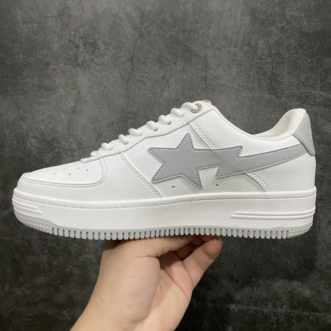 图片[2]-莞产G版 JJJJound x bape 白灰色 配件鞋盒全套！ 鞋盒非普通货绿迷彩。 字体采用烫金工艺、全新白灰迷彩色！ 36-44（45正在开磨）-选品中心