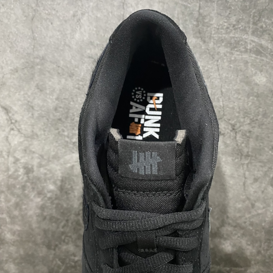 图片[8]-神版纯原Dunk x Undefeated 五道杠联名 纯黑DO9329-001 市场顶级版本 采用原厂皮料 无色差 鞋型多次修改成型，区别市场版本 尺码：36-47.5-选品中心