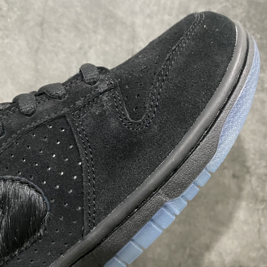 图片[6]-神版纯原Dunk x Undefeated 五道杠联名 纯黑DO9329-001 市场顶级版本 采用原厂皮料 无色差 鞋型多次修改成型，区别市场版本 尺码：36-47.5-选品中心
