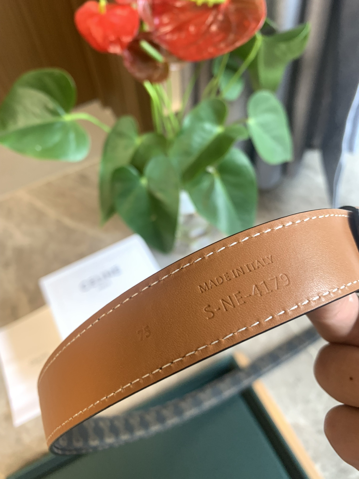🉐️ CÉLINE 赛琳新款🆕 凯旋门腰带 TRIOMPHE 光滑小牛皮腰带 对版溜金金属件 宽2.5c
