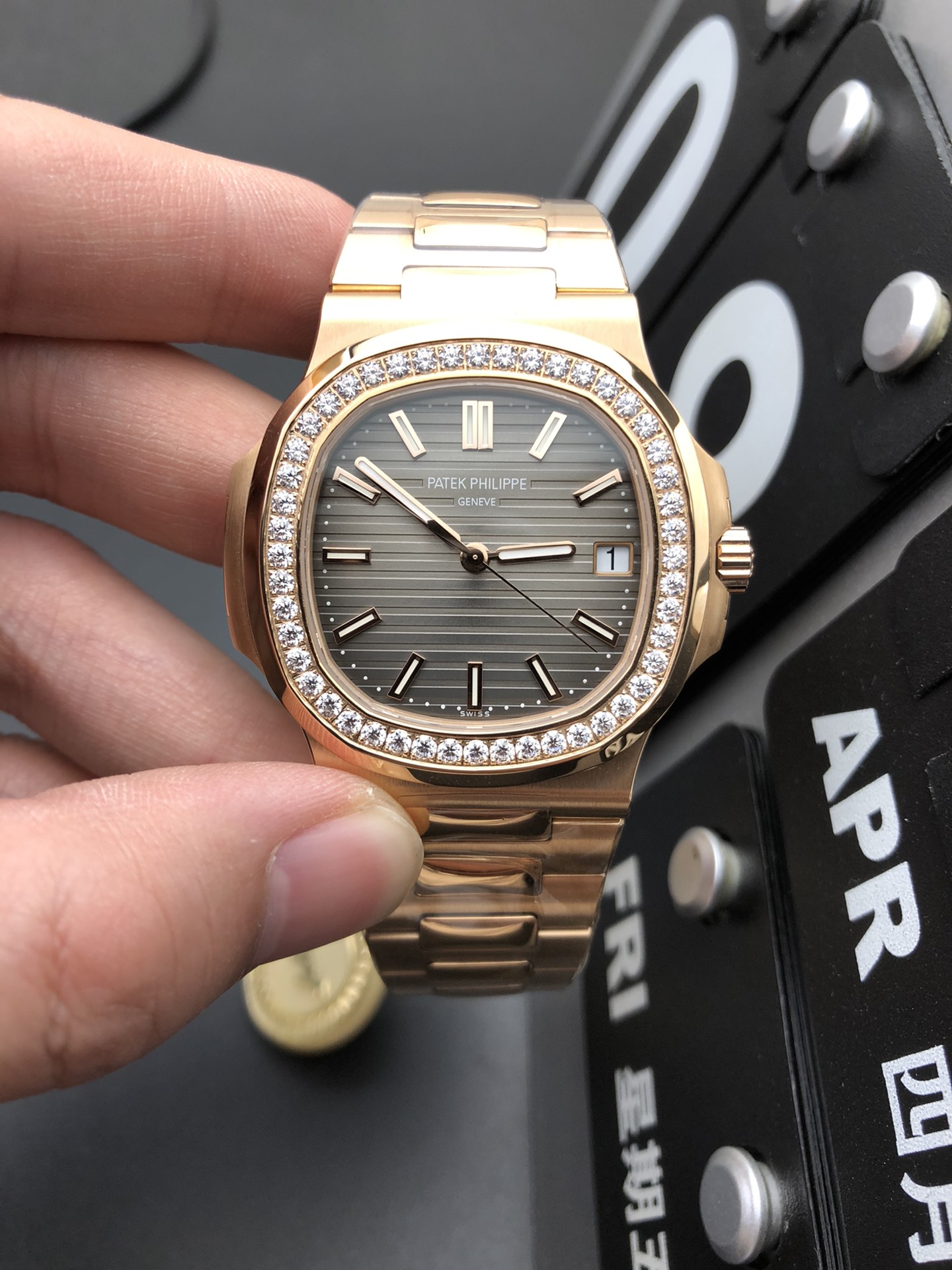 Patek Philippe PPF 玫瑰金钻圈鹦鹉螺