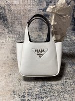 Prada Mini Bags Tote Bags Calfskin Cowhide Fashion Mini
