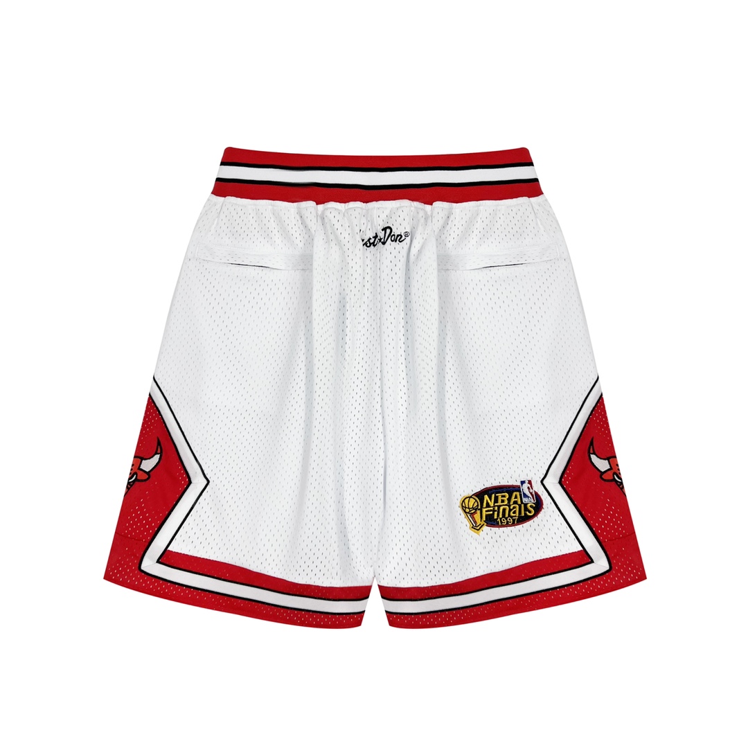 Top Embroidery Chicago Bulls Retro Basketball Shorts with Customized Design - 图片 2