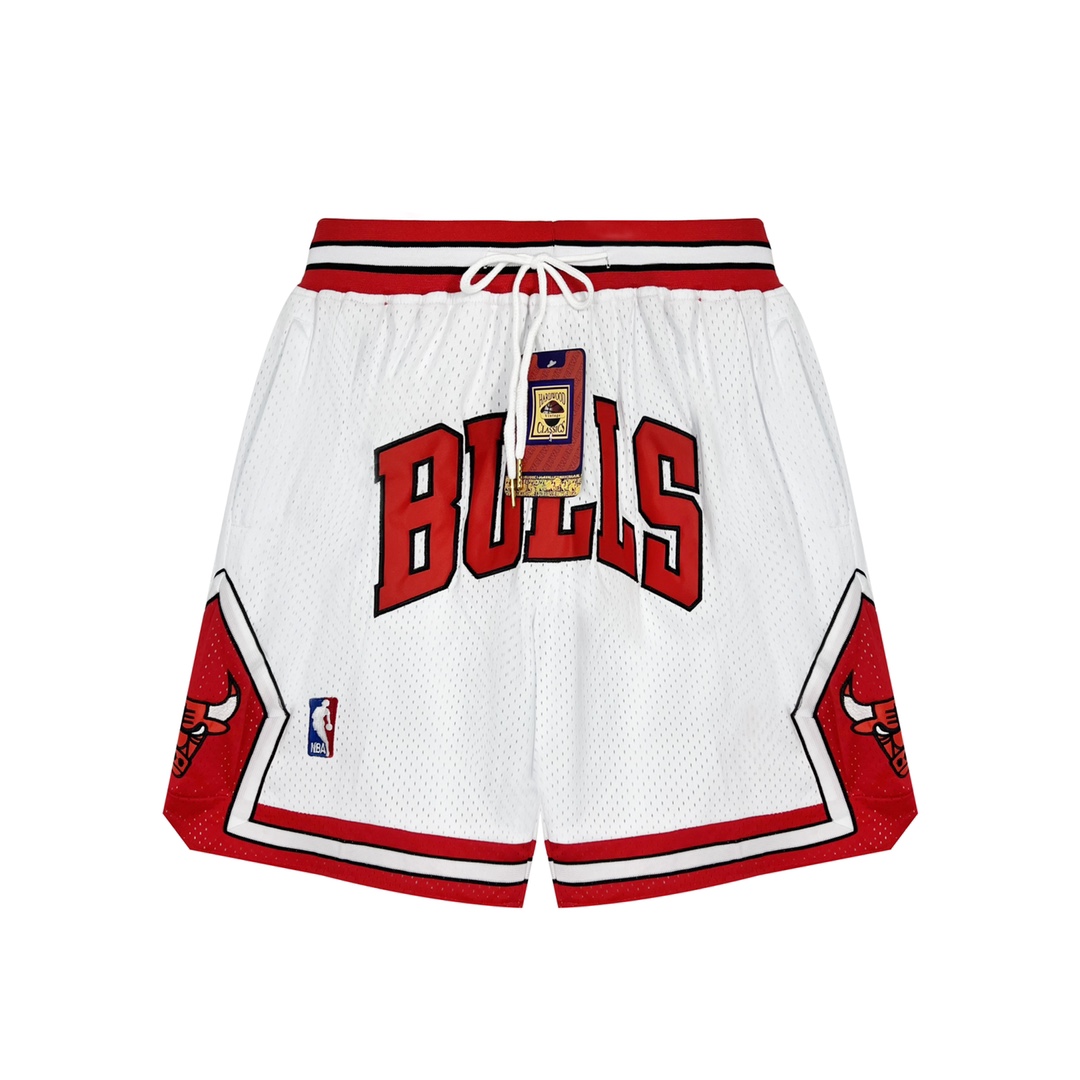 Top Embroidery Chicago Bulls Retro Basketball Shorts with Customized Design