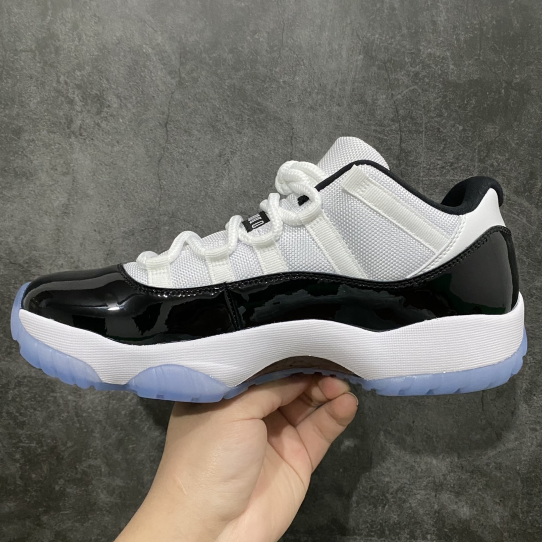 图片[2]-外贸版本AJ11黑白康扣低帮 目前我见过市场最好的版本之一 漆皮皮料 清洁度 鞋型 刺绣都没得挑 主要价格也很合理，可以卖高价的版本！ 尺码：40-47.5 十几个配色陆续上新-选品中心