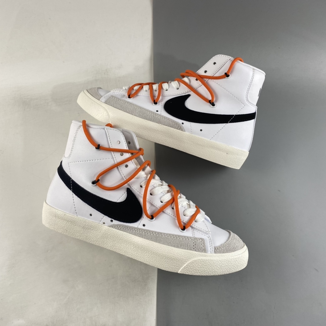P180 Nk Blazer Mid Vntg Suede 解构鞋带 开拓者高帮休闲运动板鞋 BQ6806-100