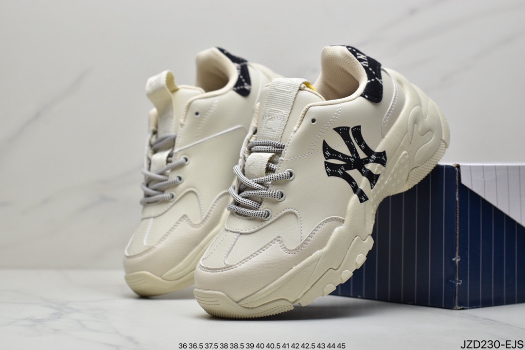 140 波士顿红袜队限定 x MLB Big Ball Chunky A Running厚底老爹厚底休闲运动慢跑鞋
