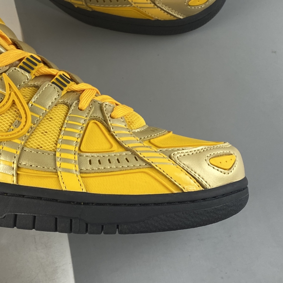 P300 OW Nk Air Rubber Dunk”University Blue”2.0橡胶扣篮系列滑板板鞋“OW金黄黑底”CU6015-700