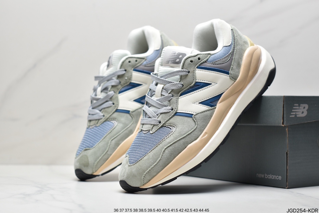 180 New Balance M5740系列复古老爹风休闲运动慢跑鞋“黑午夜蓝银灰白粉”M5740LLG