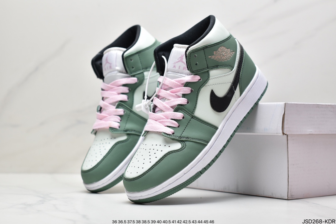 200 Air Jordan 1 Mid SE“Dutch Green” AJ1中帮系列绿粉配色CZ0774-300-莆田鞋,莆田鞋货源,高仿鞋,高仿鞋货源,安福档口,莆田高仿鞋,莆田鞋批发,高仿鞋批发,莆田高仿运动鞋,高仿运动鞋,莆田运动鞋 200 Air Jordan 1 Mid SE“Dutch Green” AJ1中帮系列绿粉配色CZ0774-300
