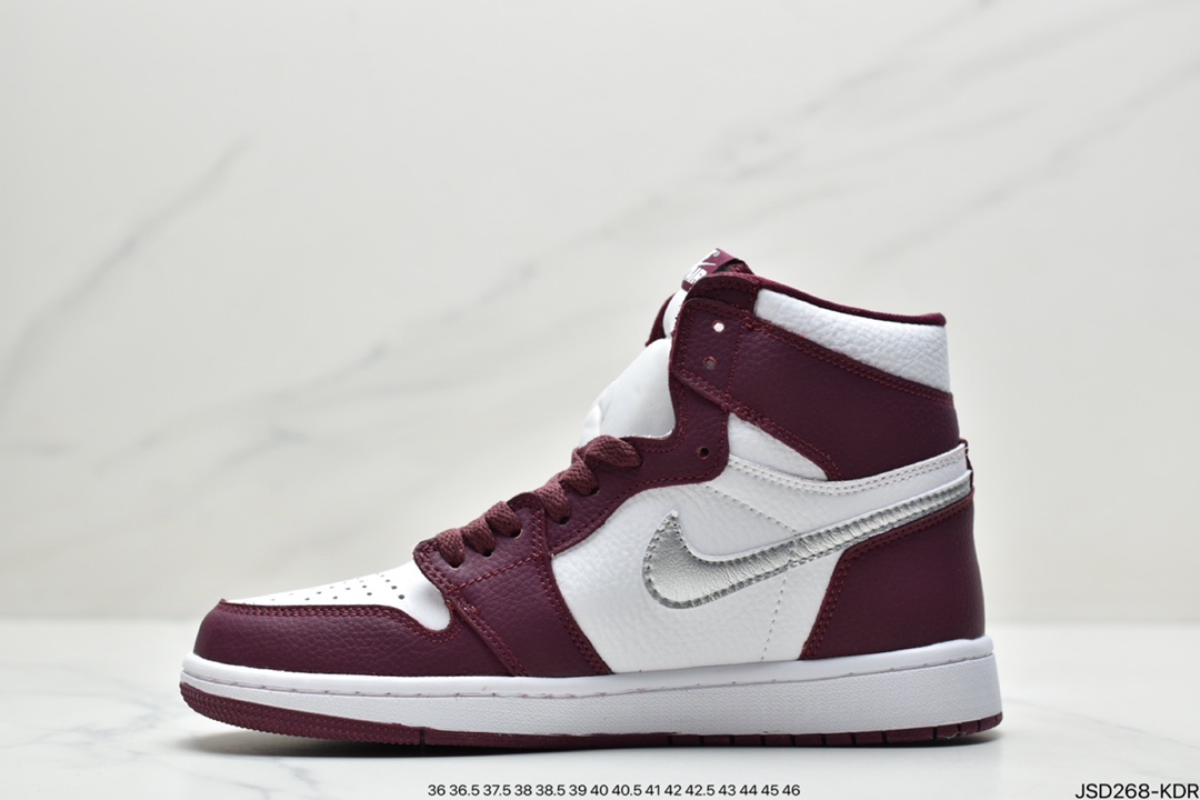 200 NK Air Jordan 1 Retro High OG”Yellow Toe”AJ1代经典复古经典高帮百搭文化篮球鞋555088-611
