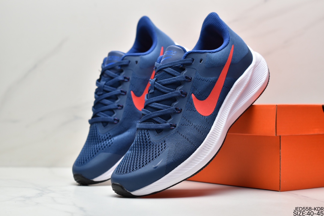 150 真标耐克Nike Zoom WINFLO 8代飞线贾卡轻质透气休闲运动跑步鞋CW3419
