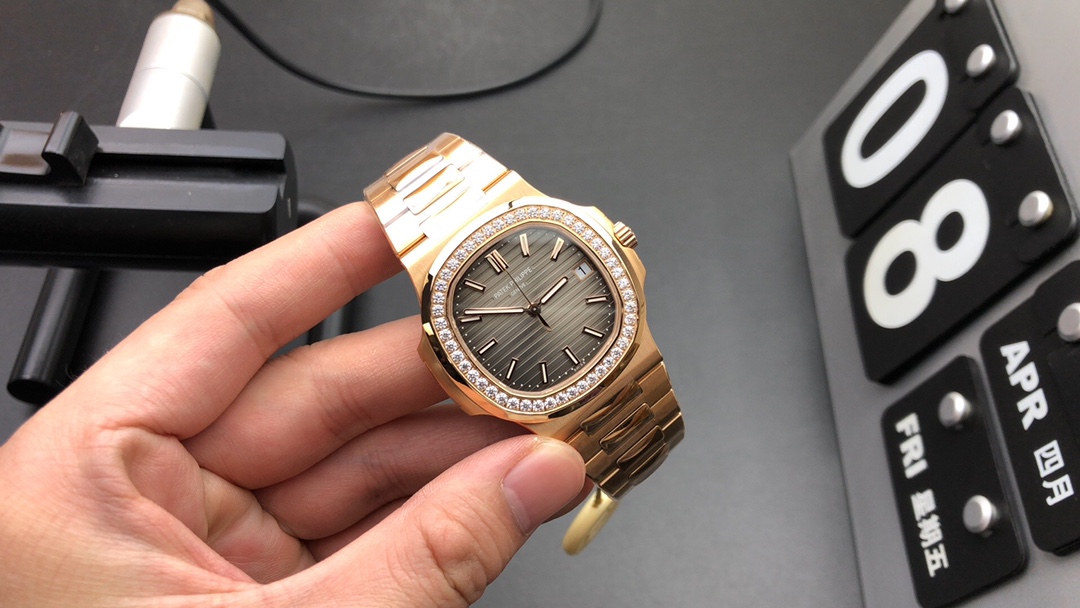 Patek Philippe PPF 玫瑰金钻圈鹦鹉螺