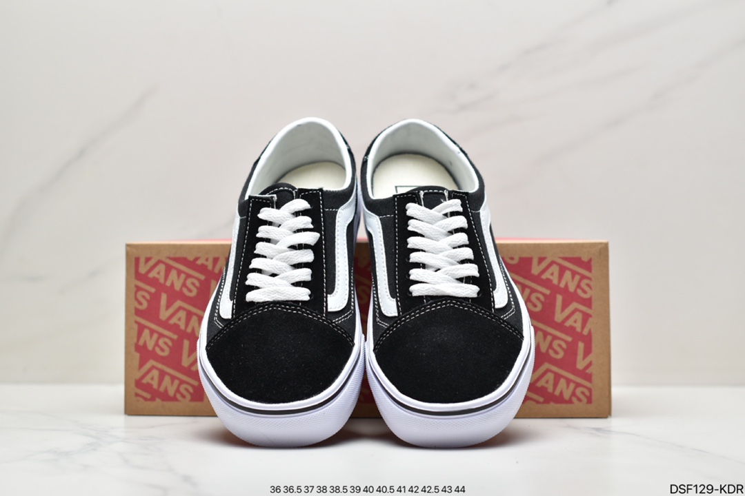 VANS Old Skool fashion all-match wear-resistant non-slip low-top vulcanized sole canvas shoes