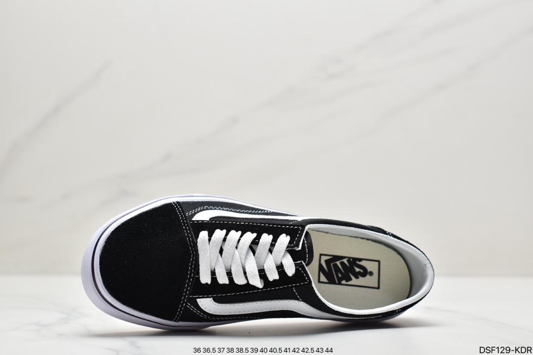 VANS Old Skool fashion all-match wear-resistant non-slip low-top vulcanized sole canvas shoes