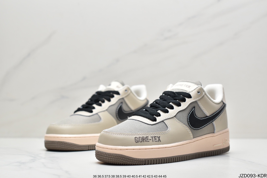 140 真标耐克Nike Air Force 1 Gore-Tex 机能风米灰色 DO2760