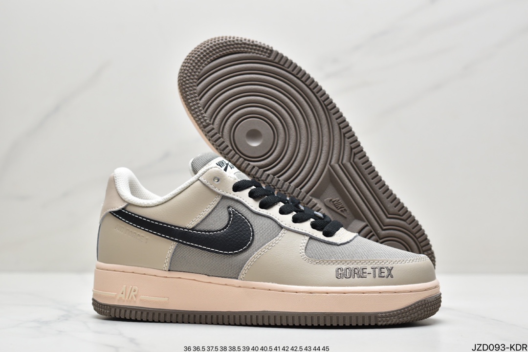 140 真标耐克Nike Air Force 1 Gore-Tex 机能风米灰色 DO2760