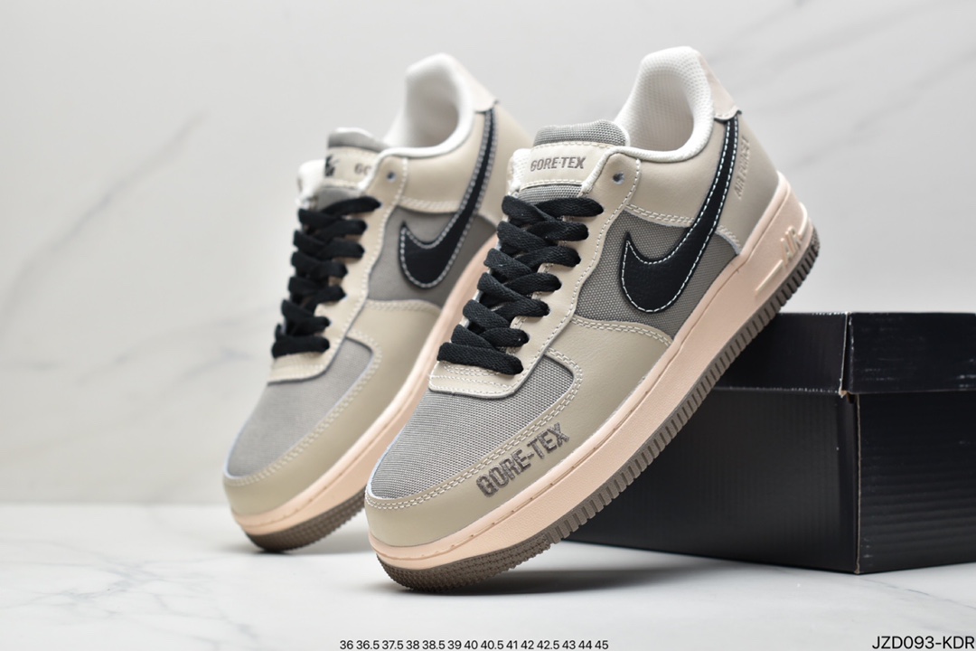 140 真标耐克Nike Air Force 1 Gore-Tex 机能风米灰色 DO2760