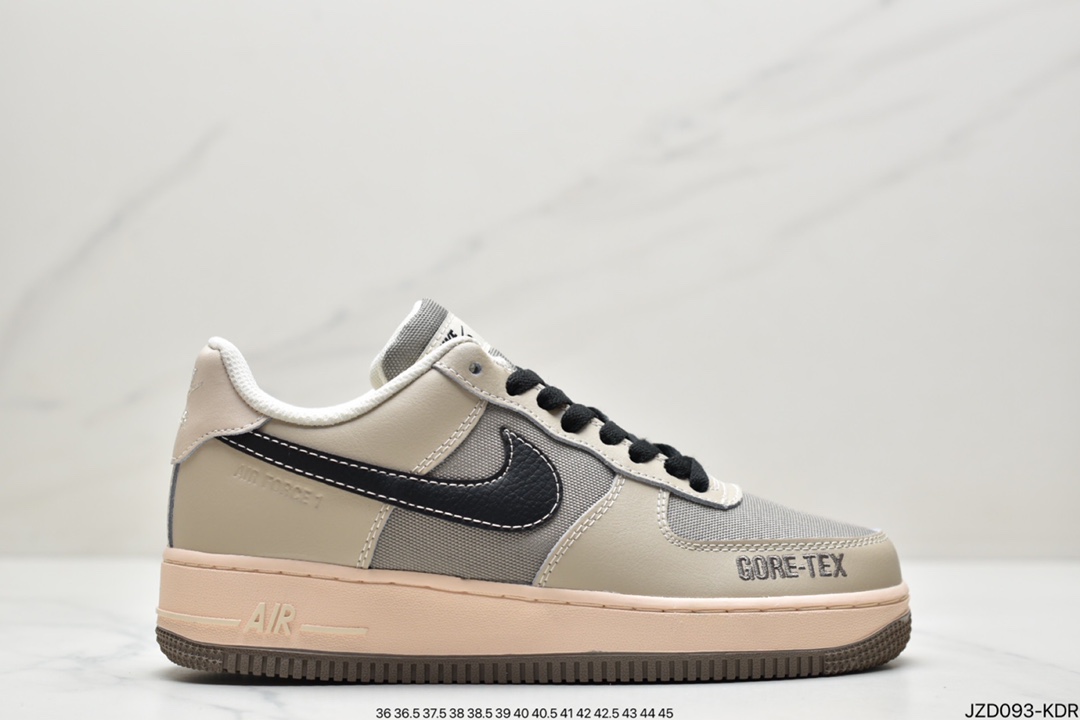 140 真标耐克Nike Air Force 1 Gore-Tex 机能风米灰色 DO2760