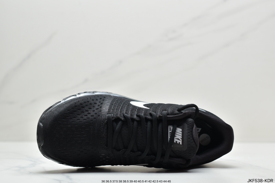 165 耐克Nike Air Max 2017 网面全掌气垫休闲运动百搭慢跑鞋灰白 849559-009