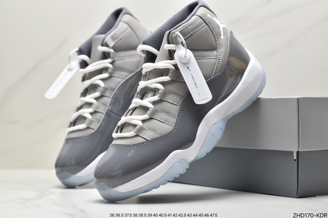 300 Air Jordan 11 Retro Low “Cool Grey” 酷灰 低帮篮球鞋 情怀之作 528895-003