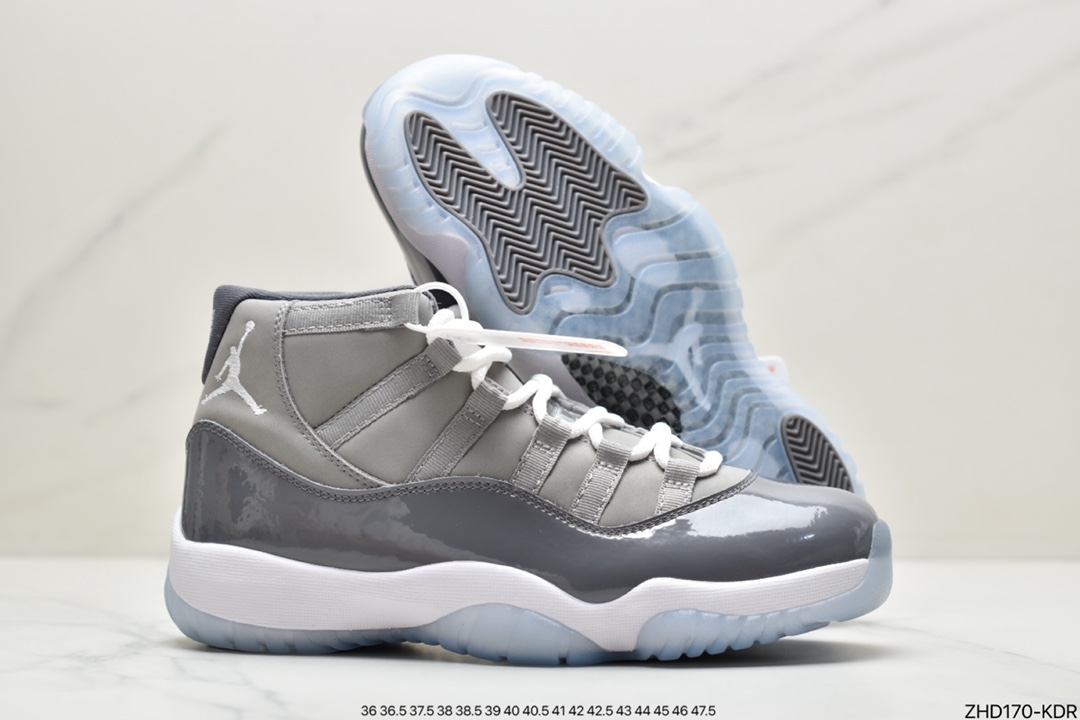 300 Air Jordan 11 Retro Low “Cool Grey” 酷灰 低帮篮球鞋 情怀之作 528895-003