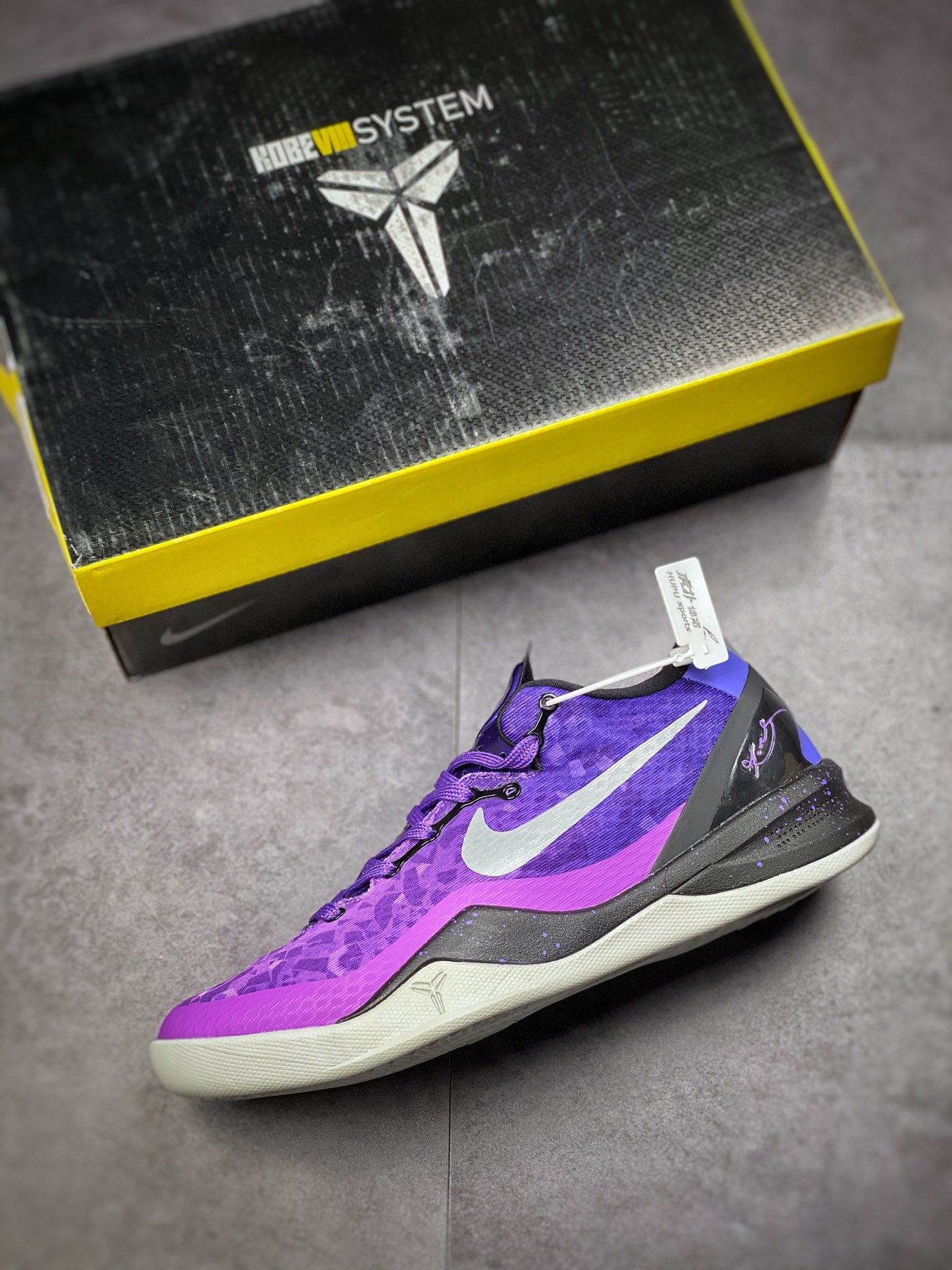 260  DF实战版Kobe 8  PⅠayoffs“PurpⅠe PⅠatinum”渐变紫 555035-500