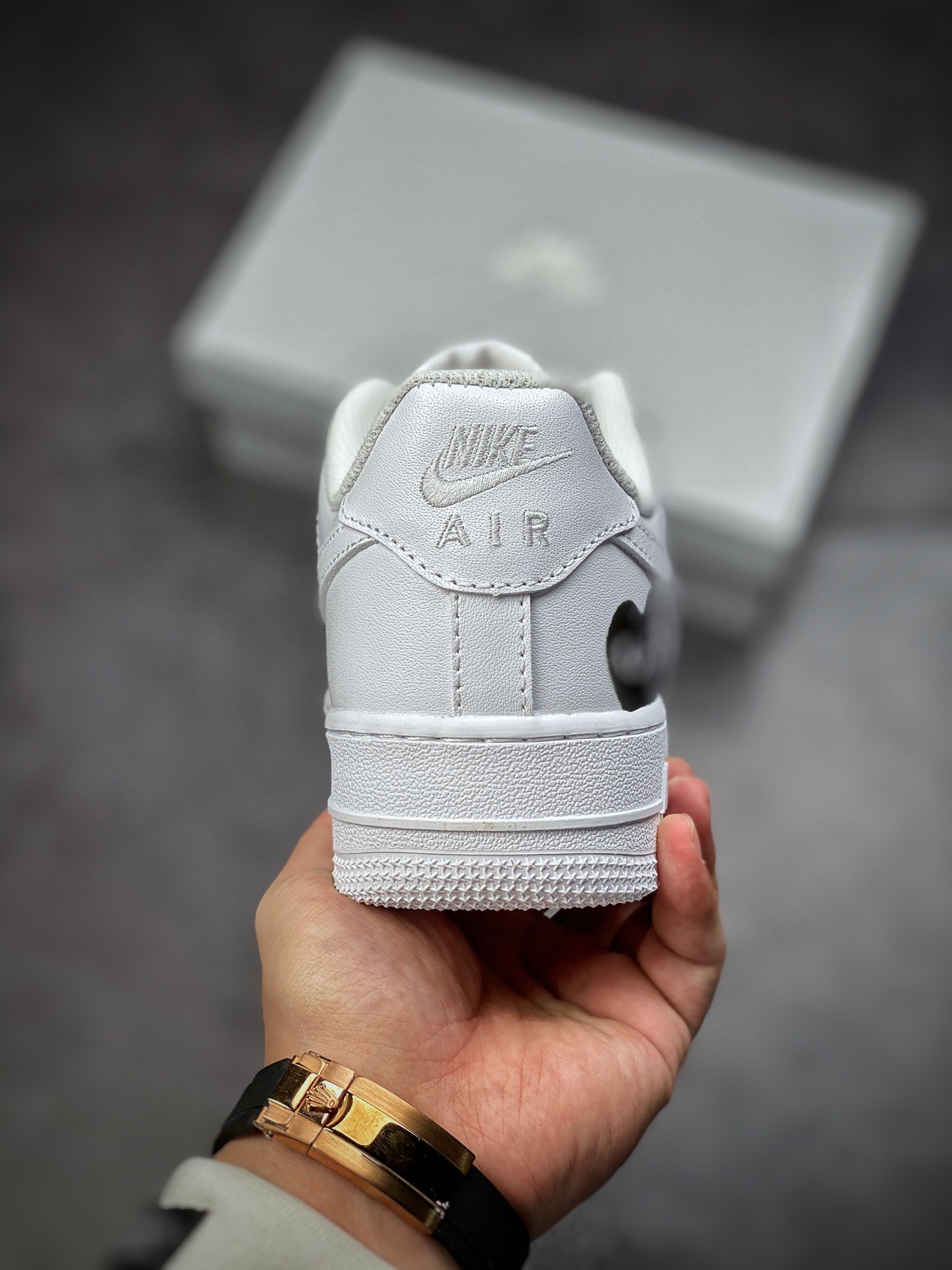 200  Nike Air Force 1 Low 07 x 川久保玲Comme des Garcons Play  原楦头原纸板 315122-111