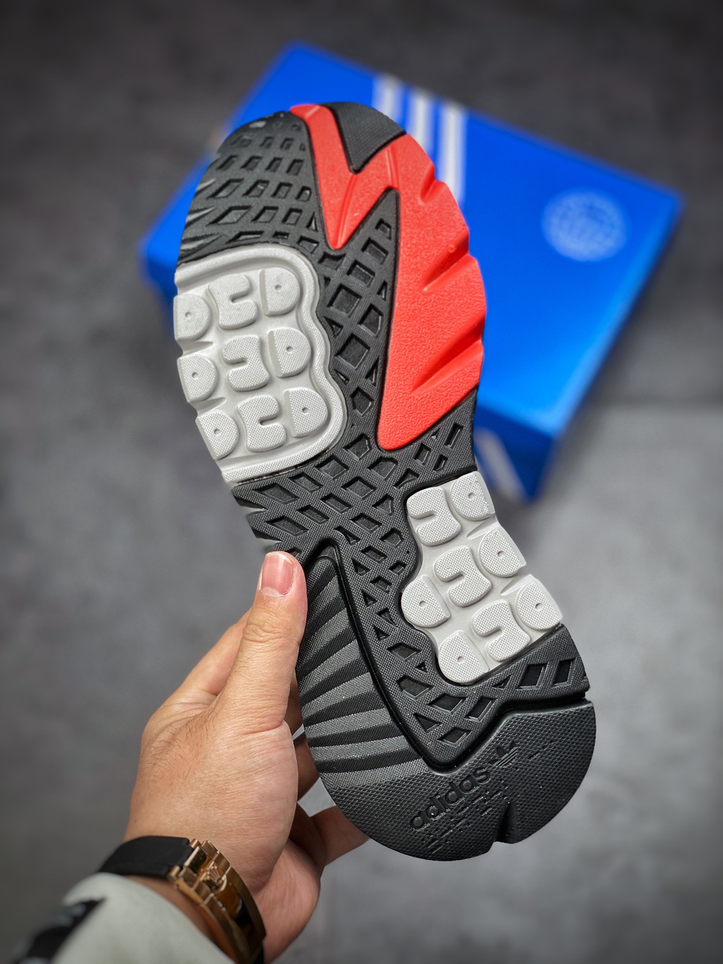 180  Adidas Nite Jogger 2019 Boost 黑银镂空联名夜行者 EF5407