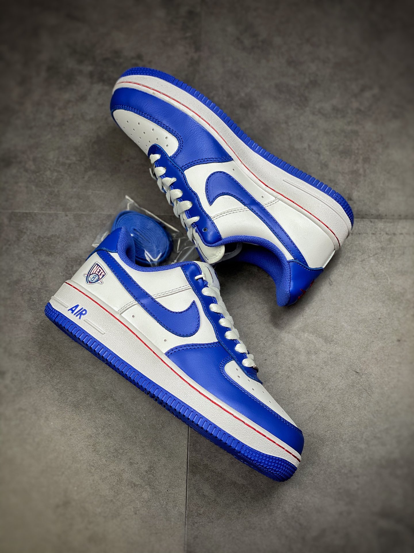 200  Nike Air Force 1 Low 07 篮网白蓝 原楦头原纸板 打造纯正空军版型315122-141
