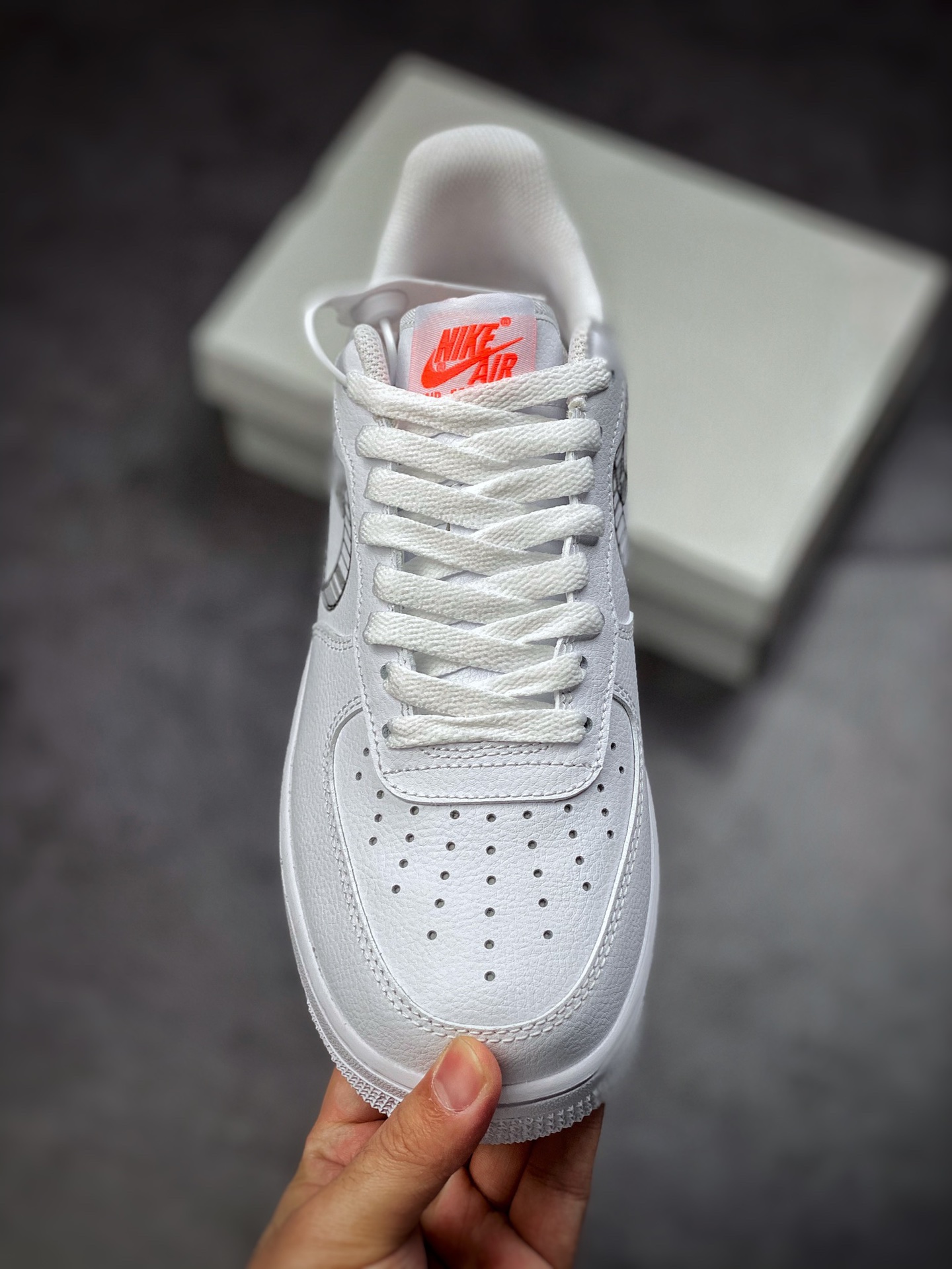 200  Nike Air Force 1 Low 07 3D Swoosh”白黑 裸眼3D DR0149-100