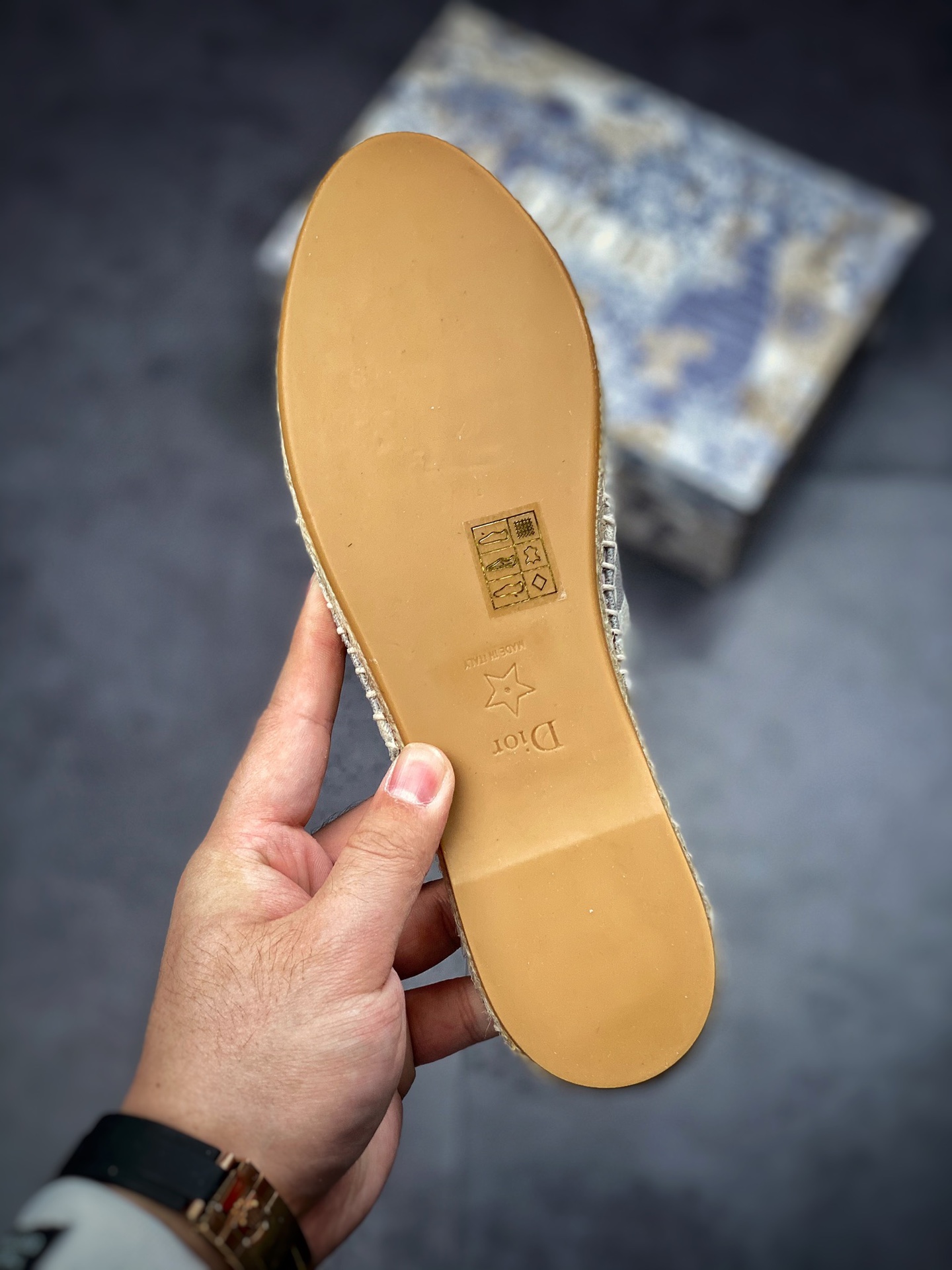 260  Dior 20s 春夏首秀 迪奥渔夫鞋系列 市面最高版本（3D原版Logo电绣立体感