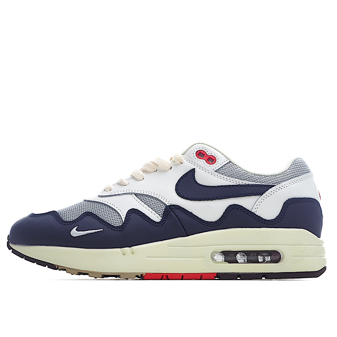 G5 公司级 Nike Air Max 1 白灰紫 半掌气垫跑鞋