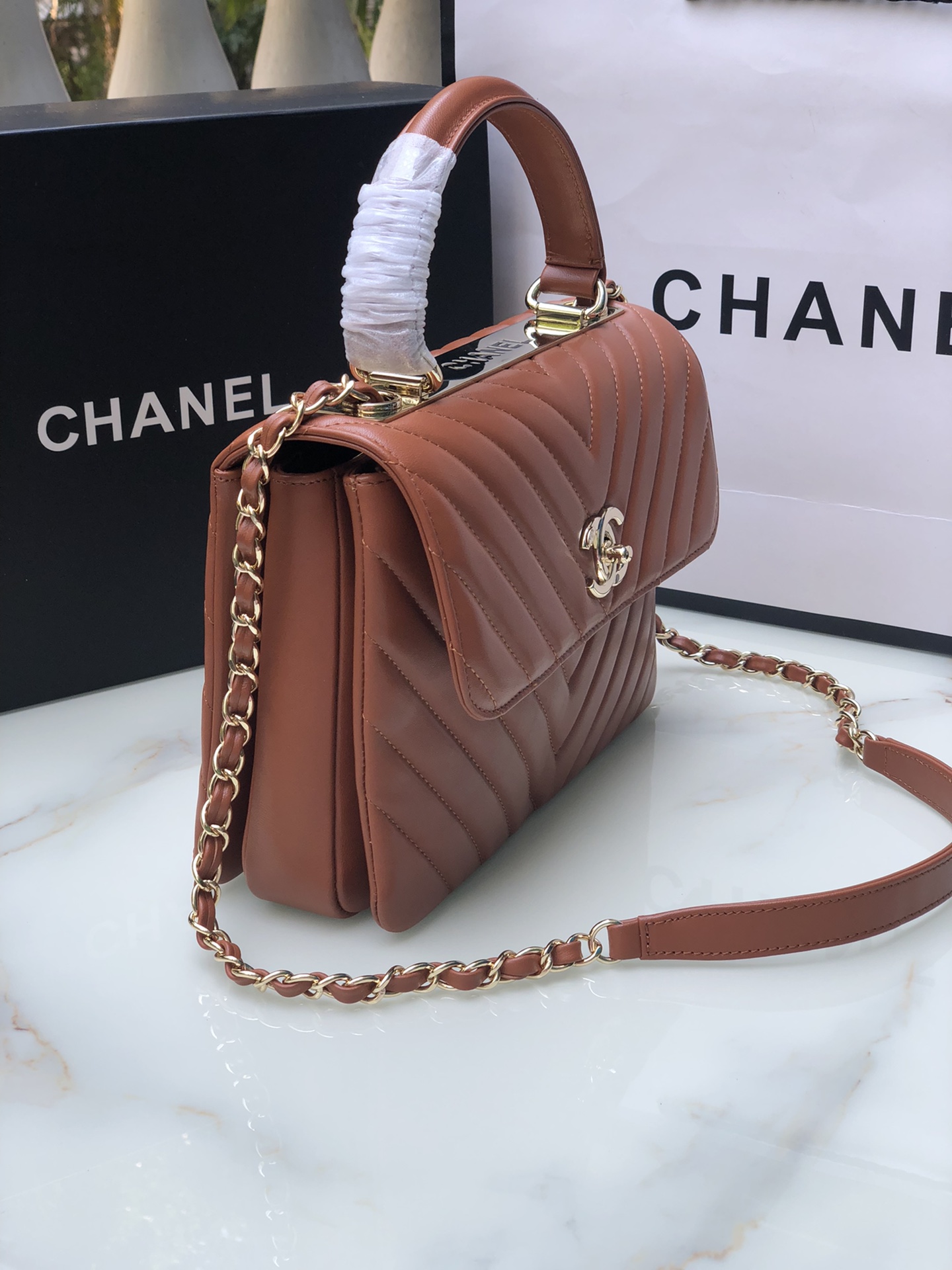 Chanel92236原单质量经典之作华丽与气质的前沿是你意想不到的尊贵皮种:原单进口小羊皮里配原版布五