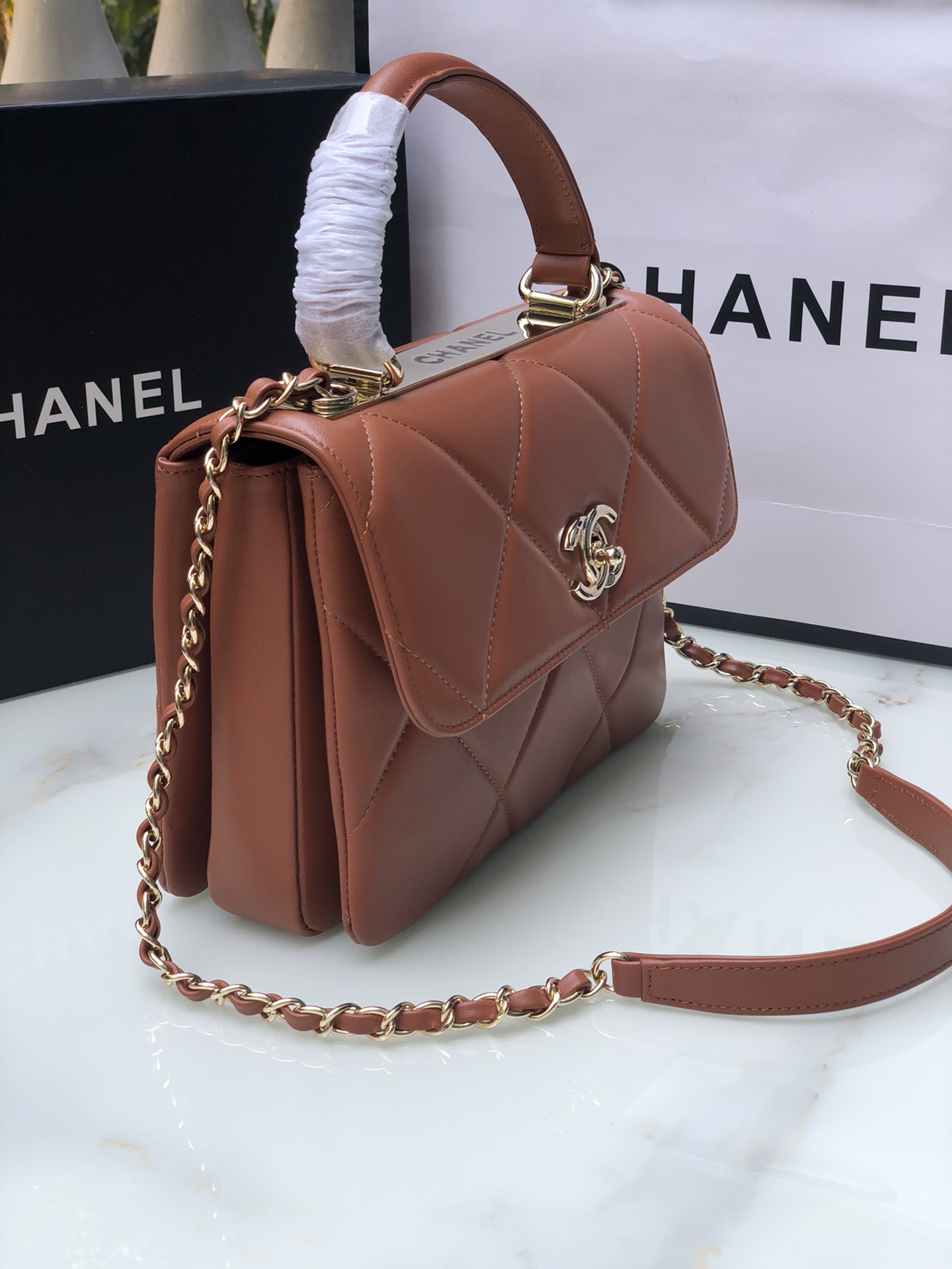 Chanel92236原单质量经典之作华丽与气质的前沿是你意想不到的尊贵皮种:原单进口小羊皮里配原版布五