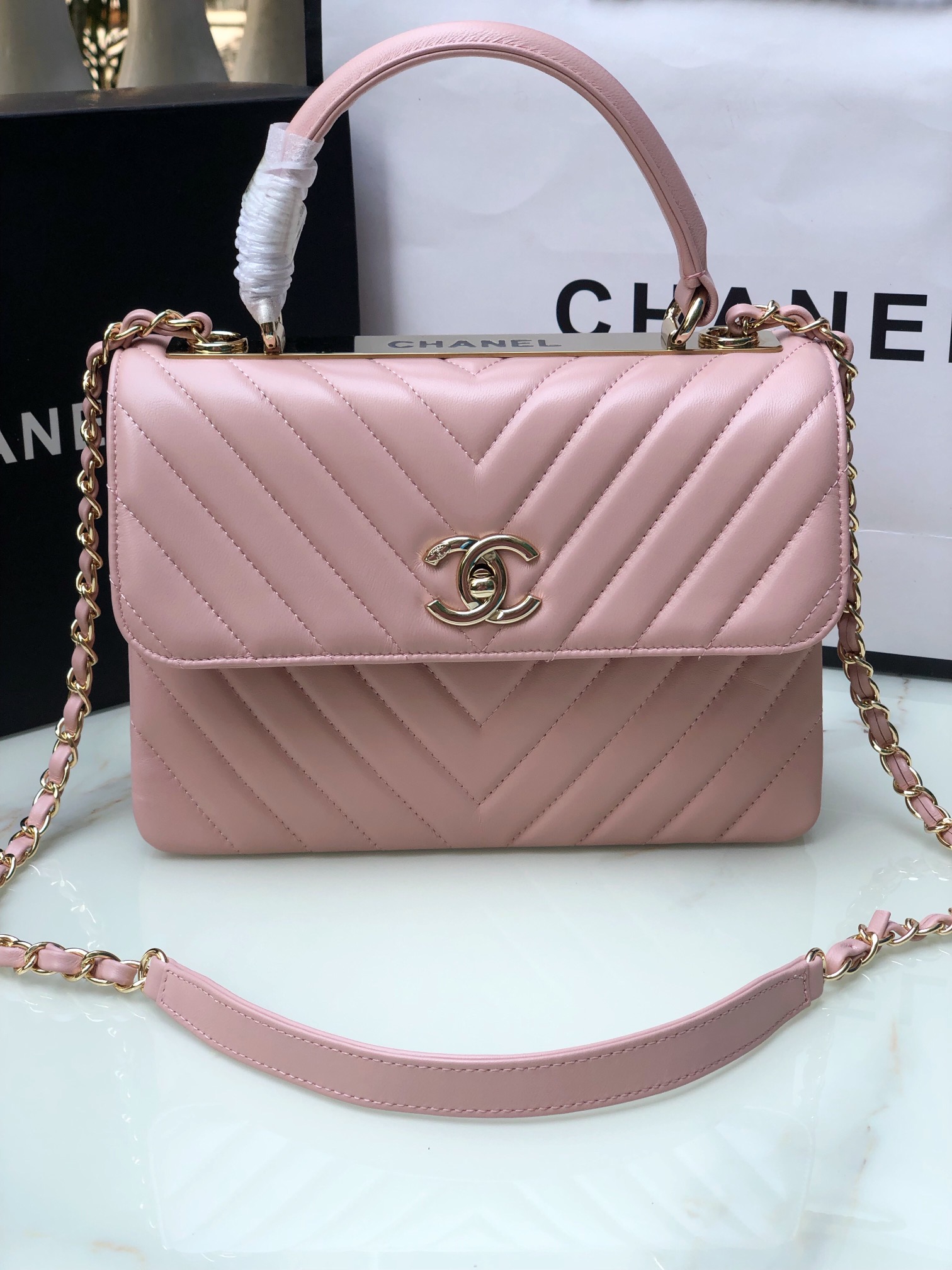 Chanel92236原单质量经典之作华丽与气质的前沿是你意想不到的尊贵皮种:原单进口小羊皮里配原版布五