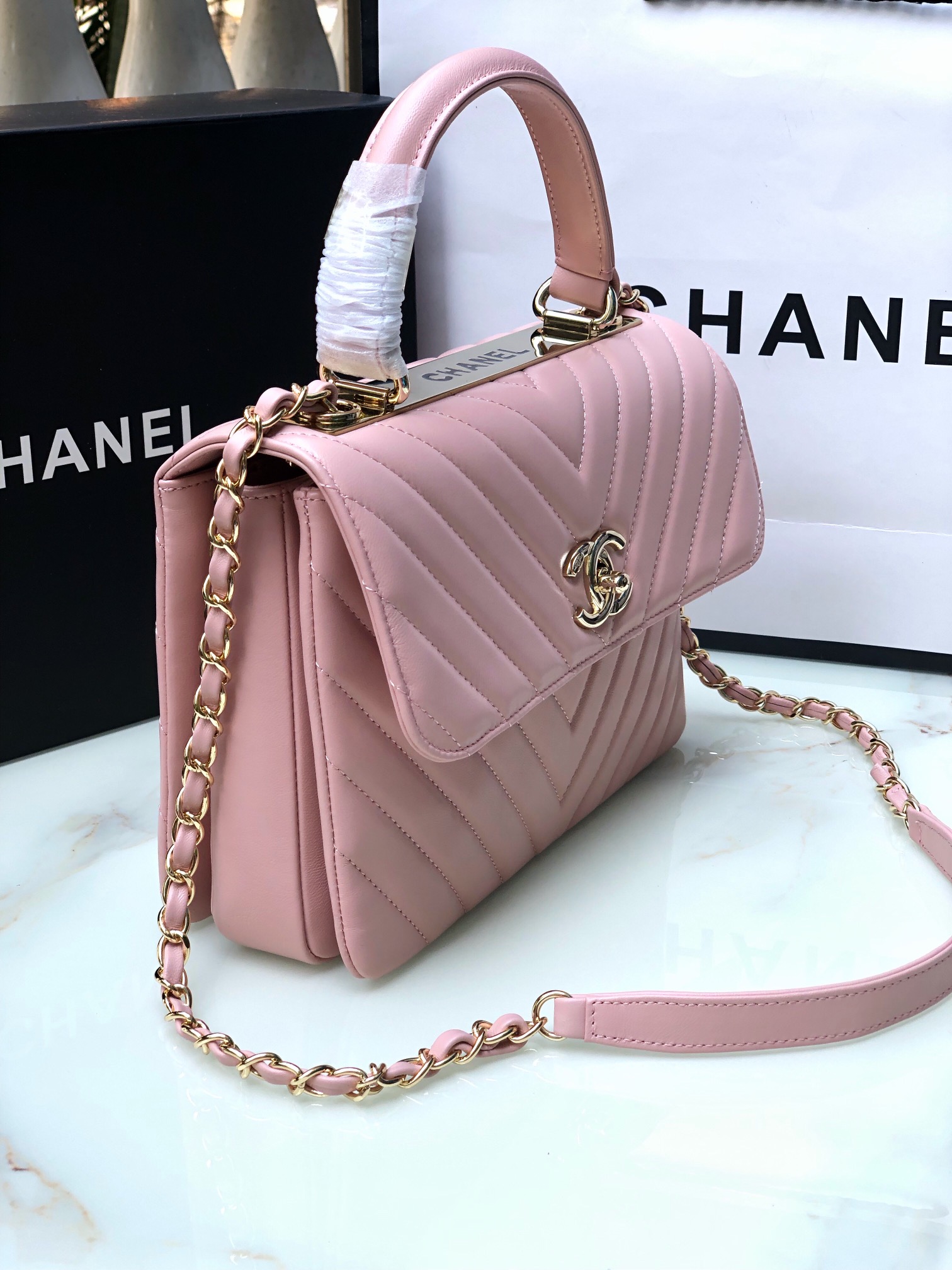 Chanel92236原单质量经典之作华丽与气质的前沿是你意想不到的尊贵皮种:原单进口小羊皮里配原版布五