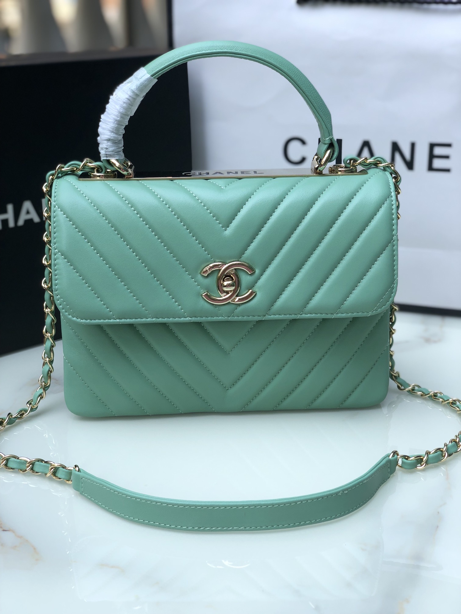 Chanel92236原单质量经典之作华丽与气质的前沿是你意想不到的尊贵皮种:原单进口小羊皮里配原版布五