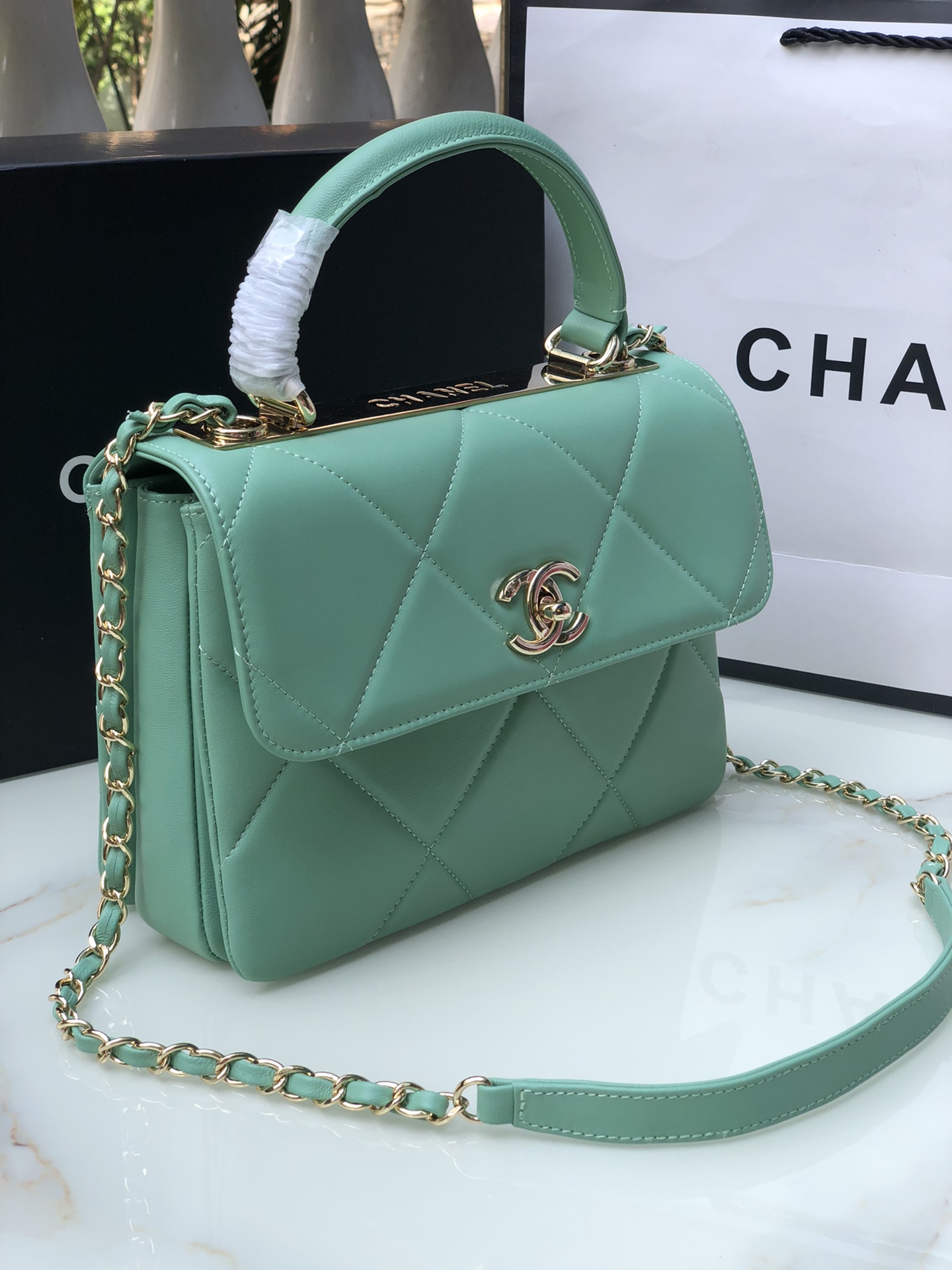 Chanel92236原单质量经典之作华丽与气质的前沿是你意想不到的尊贵皮种:原单进口小羊皮里配原版布五