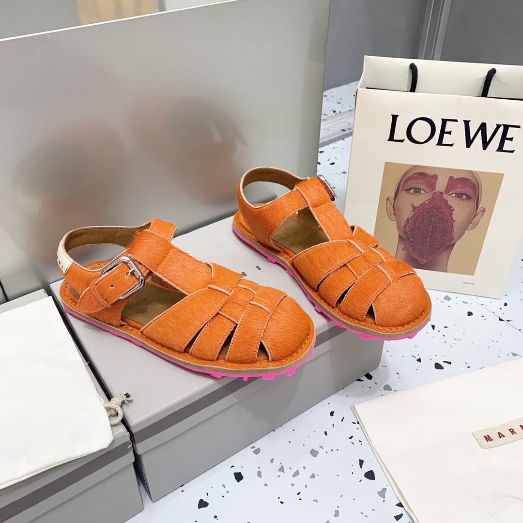 2022 Retro Roman Style Knit Sandals with Unique Design and Premium Materials - 图片 3